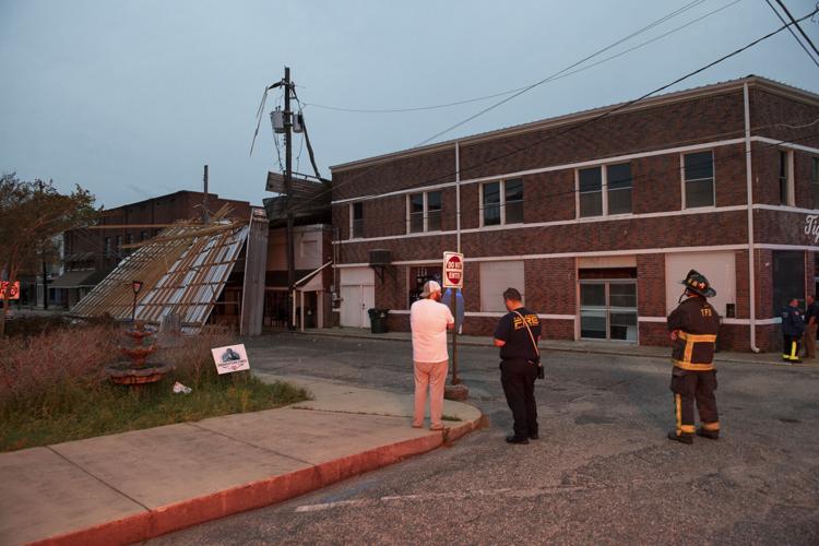PHOTOS: Wind damage in downtown Tallassee