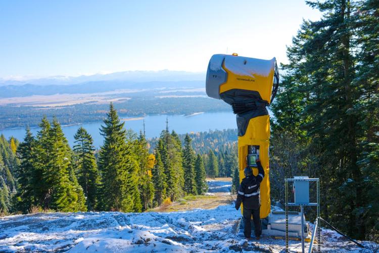 New snowguns have been placed on some of Tamarack Resort's most popular runs.
