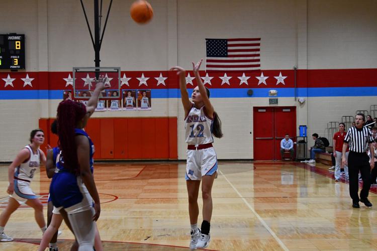Reagan Taylor jumper v Reeltown