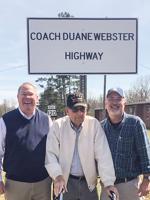 Highway 120 renamed for well-respected, longtime Reeltown coach Webster