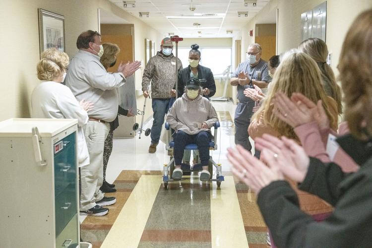 A reason for celebration: Russell Medical releases recovered COVID-19 patient