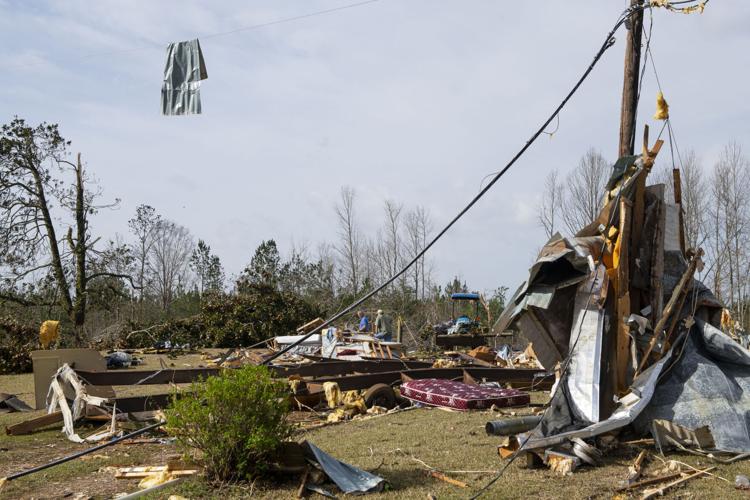 PHOTOS: Tornado damage and cleanup in Tallapoosa County