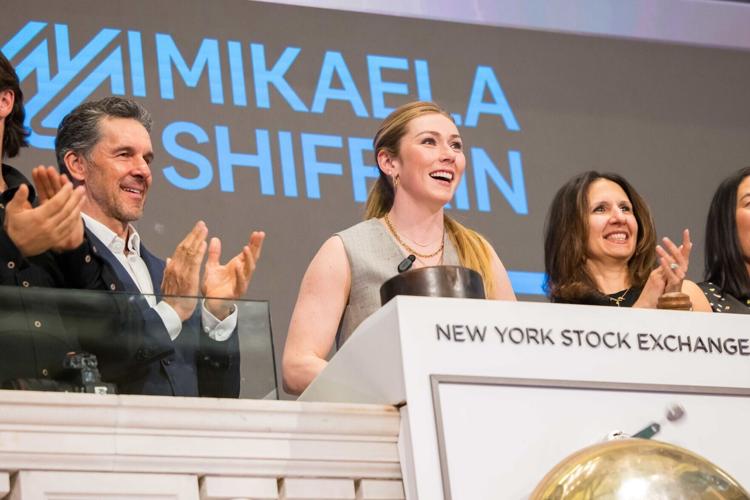 Alpine skiing phenom Mikaela Shiffrin rang the NYSE bell.