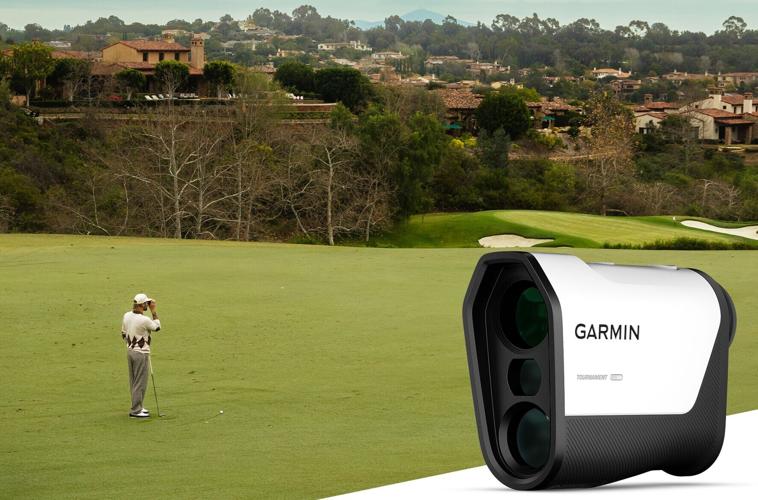Smart golf tool sends precise distances to compatible devices, giving players extra confidence when making decisions on the course.
