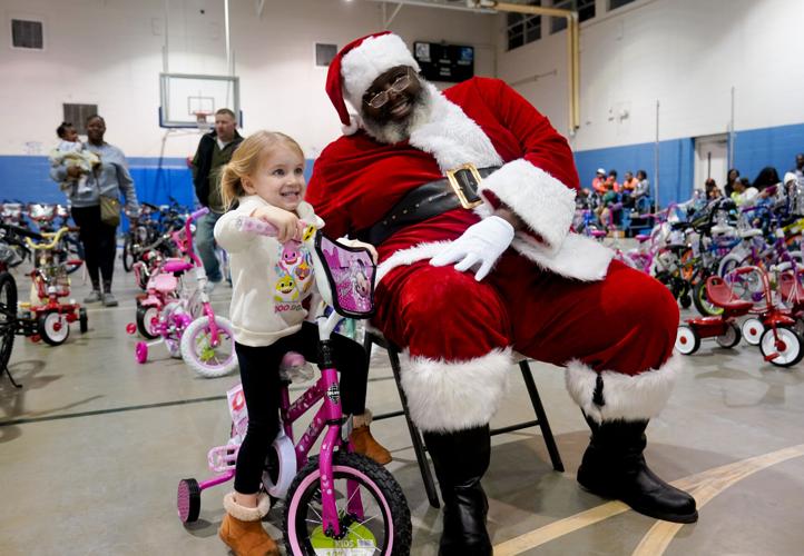 Photos: Christmas Bike Giveaway
