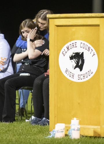 PHOTOS: Candle light vigil for Elmore County High School student Gardner Cameron