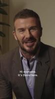 Video message from Sir David Beckham
