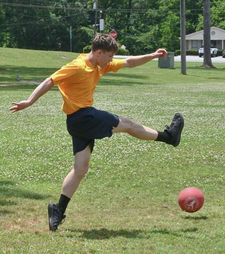PHOTOS: Benjamin Russell Navy JROTC plays kickball