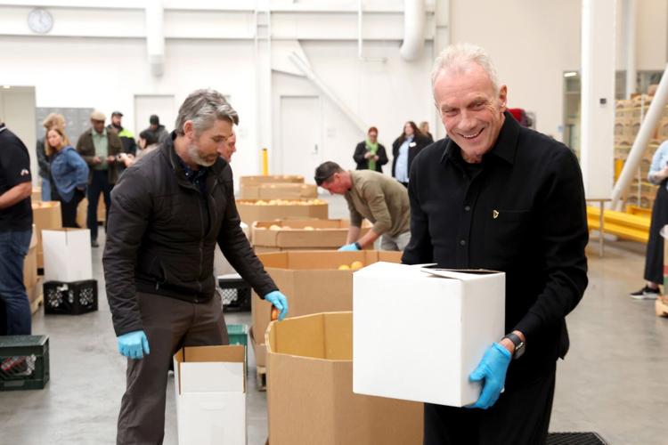 Guinness and Joe Montana partnered with the SF-Marin Food Bank for a hands-on volunteer repack event, helping prepare hundreds of meals for neighbors across the Bay Area, as part of Guinness Gives Back program.