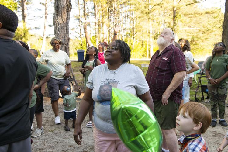 PHOTOS: Balloon release for Michael Thompson a year after reported missing