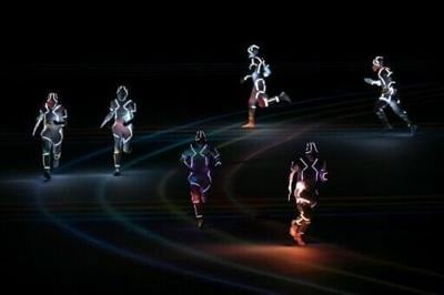 Performers take part in the opening ceremony of the 33rd Southeast Asian Games