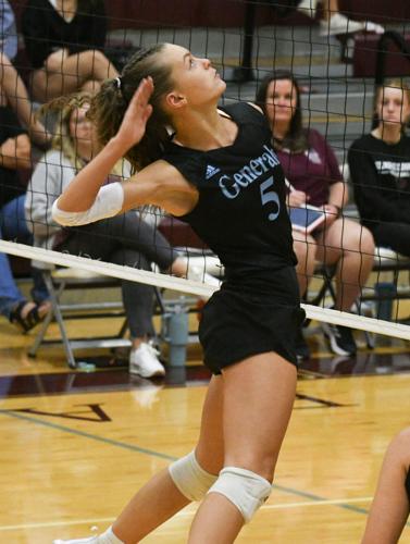 PHOTOS: Horseshoe Bend volleyball visits Elmore County