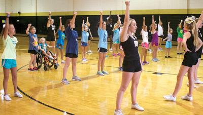 Clinic allows children to be footloose and full of pep