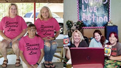 SHOPPING AND A SHOW: Local ladies having a ball with online auction businesses