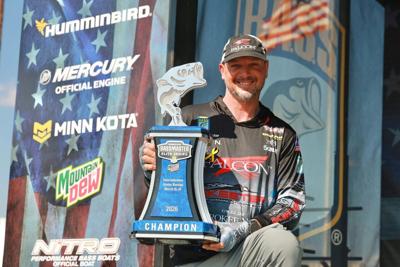 Oklahoma's Jason Christie has won the Mountain Dew Bassmaster Elite at Tennessee-Tombigbee Waterway with a four-day total of 58 pounds, 2 ounces.