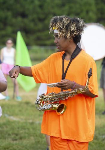 PHOTOS: Wetumpka High Pride of the Tribe Band prepares for halftime show