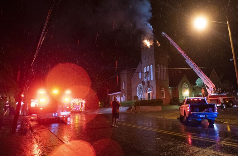PHOTOS: Fire at First United Methodist Church