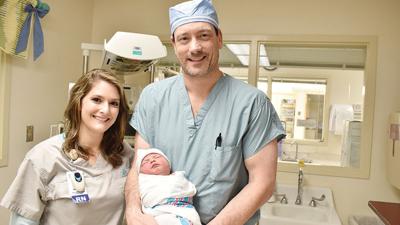 Dr. Brian Dix on track to deliver 300 babies this year