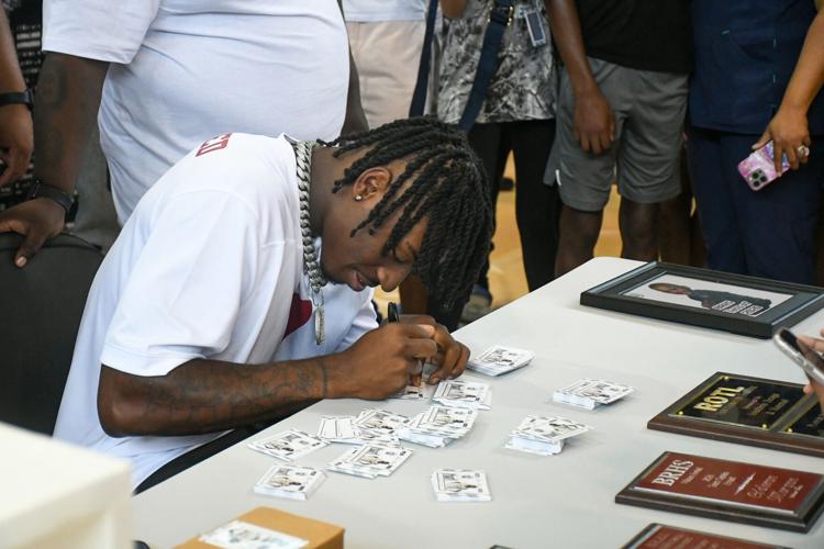 PHOTOS: Scenes from Cederian Morgan's commitment ceremony