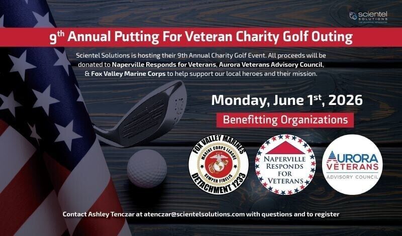 Scientel Solutions 9th Annual Veteran Golf Tournament Flyer