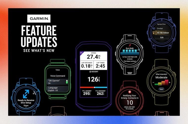 Several new software and feature updates are now available on select Garmin smartwatches, including fall detection, hands-free voice control and more.