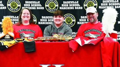 Dadeville senior signs with Huntingdon band