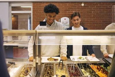 A classic example of a nudge is making the healthy choices easier to grab in a cafeteria.