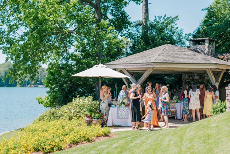 A Garden Party at Lamberth's Lakeside Gazebo