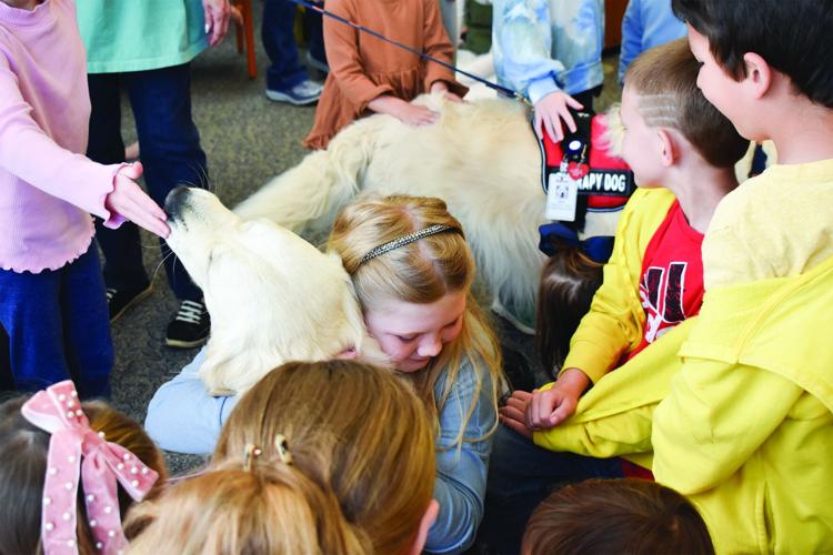 Auburn Therapy Dogs visit children’s library