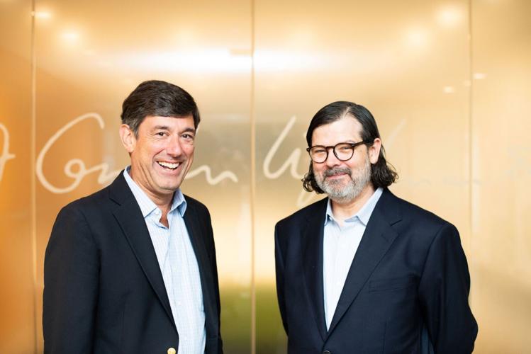 Michael D'Esopo, CEO, Lippincott, (left) and Jameson Proctor, CEO, Athletics (right)
