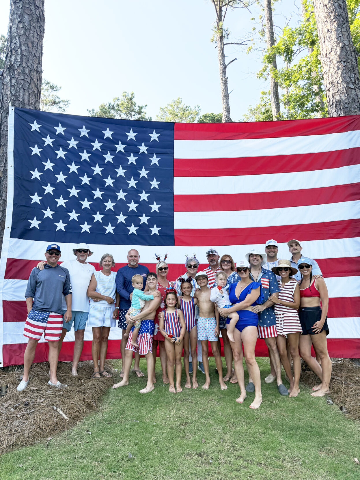 MASSIVE American flag with family.jpeg