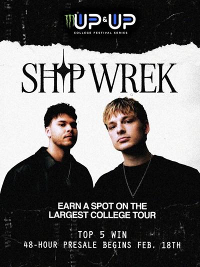 Monster Energy Up & Up Festival Announces SHIP WREK as their Spring 2026 Headliner for their College Tour – Tenth Anniversary