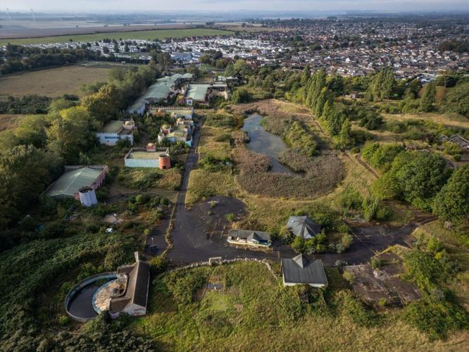 Abandoned theme park closed 10 years ago reclaimed by nature with eerie photos