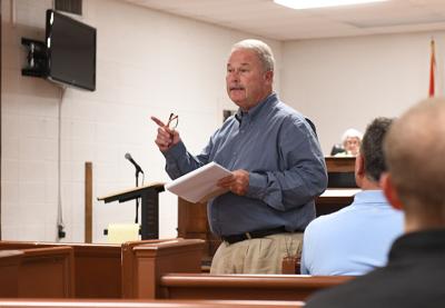 Cliff Williams / TPI Tallassee Mayor Joey Wiginton explains that no approval has been given for a data center, only that the city has received an inquiry.