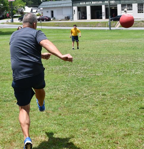 PHOTOS: Benjamin Russell Navy JROTC plays kickball