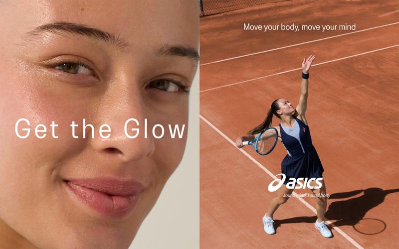 Professional tennis player Zeynep Sönmez shows her natural post-exercise glow in ASICS' new Get The Glow campaign, which spotlights post-exercise faces - no filters, no products, just glow powered by movement.