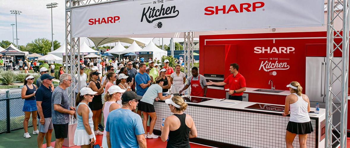 Sharp Takes the Court as Official Kitchen Appliance Sponsor of Select Carvana PPA Tour Events