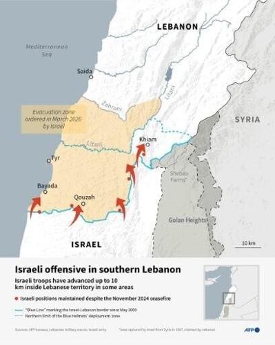 Israeli offensive in southern Lebanon