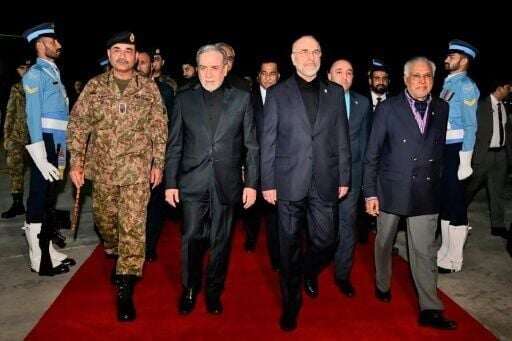 Field Marshal Asim Munir (L) was on the tarmac to greet both high-level delegations that arrived for the talks, illustrating his key role