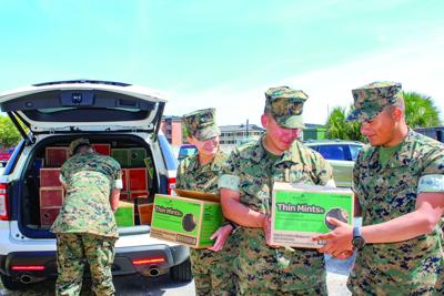 Girl Scouts give back to Hometown Heroes