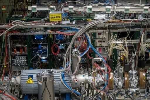 Just some of the hardware used to conduct the experiment, which CERN researchers said was a huge success