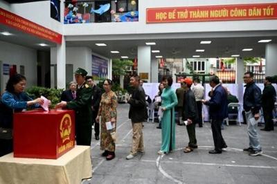 Polling stations opened in Vietnam, AFP journalists saw Sunday, as voters began casting their ballots for members of the National Assembly of the one-party state