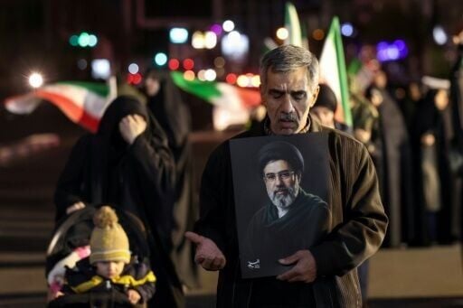 Iranians marched in support of the country's military in capital Tehran, waving Iranian flags and pictures of new supreme leader Mojtaba Khamenei