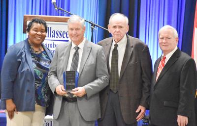 A LIFETIME OF GIVING BACK: Hughey receives Lifetime Award from chamber