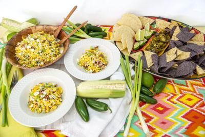 Mexican Corn Salad with Jalapenos and Bacon