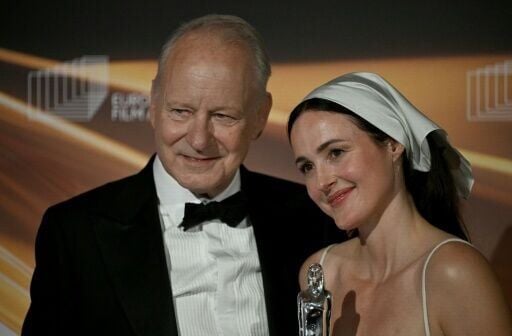 Oscar contenders Stellan Skarsgard and Renate Reinsve star in the best picture-nominated 'Sentimental Value'