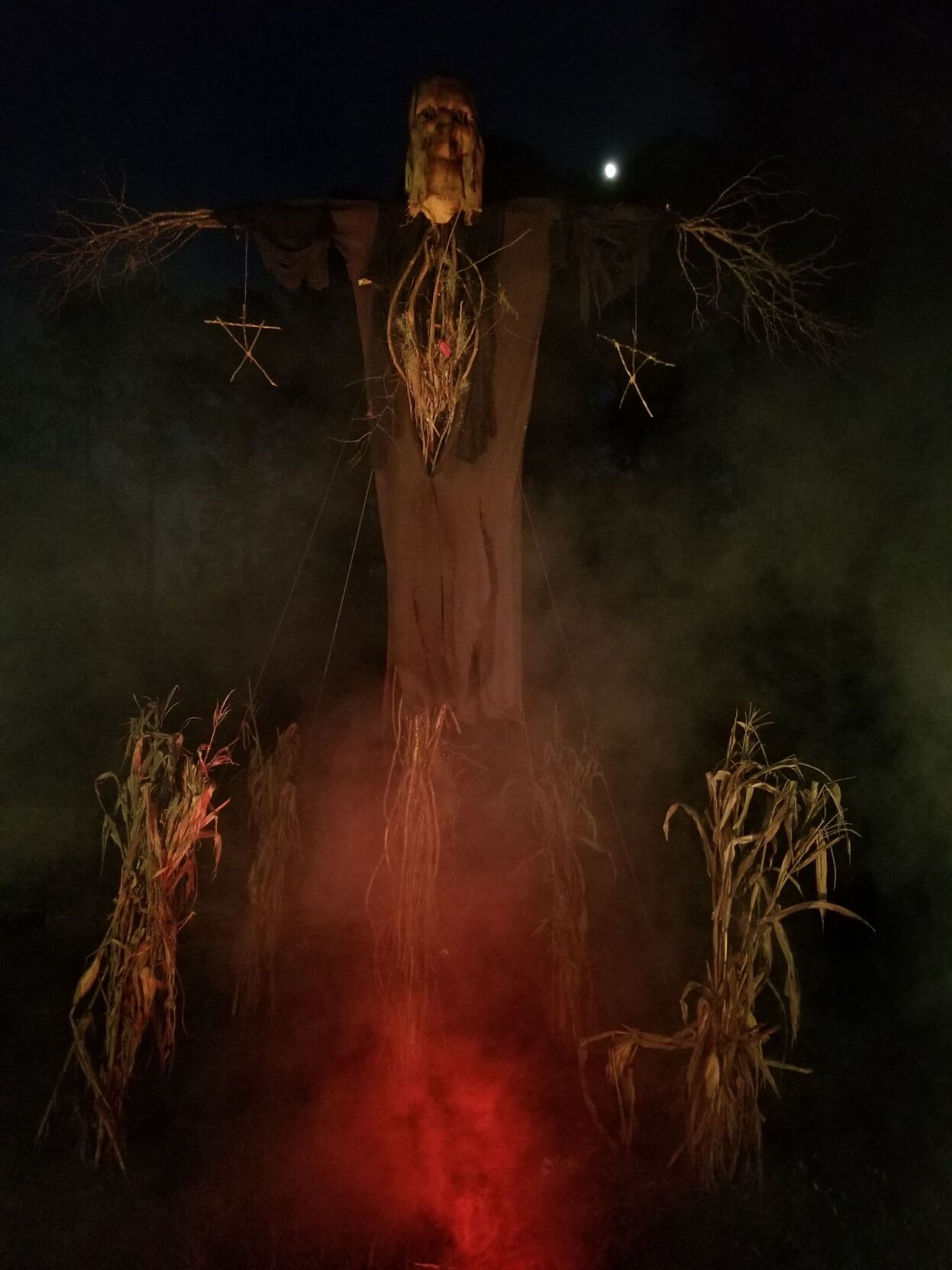 Go big or go home: Wetumpka man builds 21-foot scarecrow