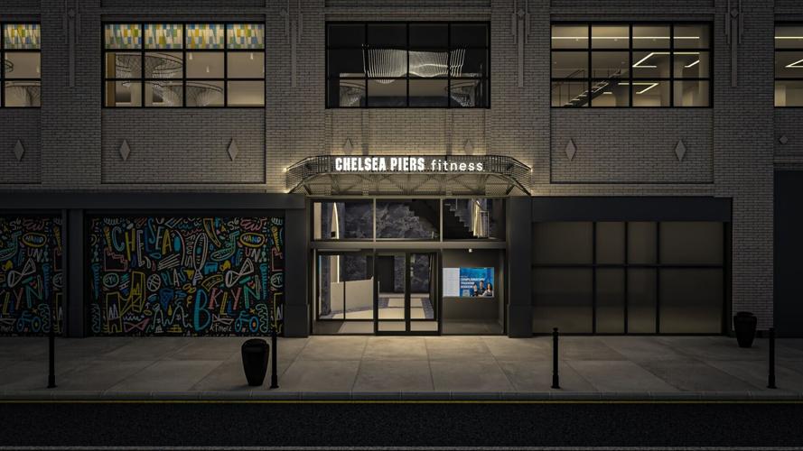 Chelsea Piers Fitness Hudson Square Exterior Rendering