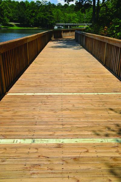 Boards replaced at Lake Talisi Nature Trail