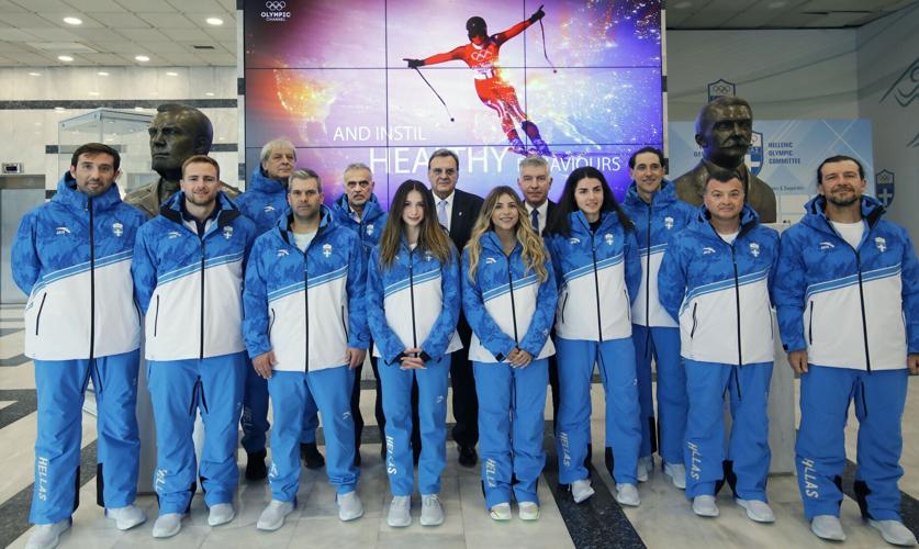 The Hellenic delegation